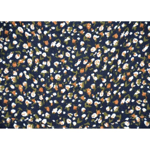 Saint Geraldine Ditsy Micro Floral Cord Overall Size M Black Jumpsuit Boho Retro - Picture 5 of 12